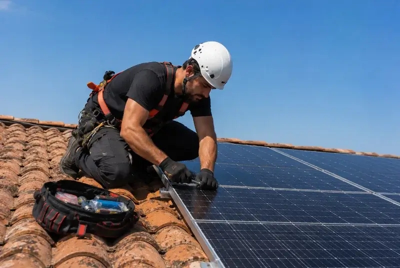 Maintenance et monitoring de panneaux solaires à Nohèdes