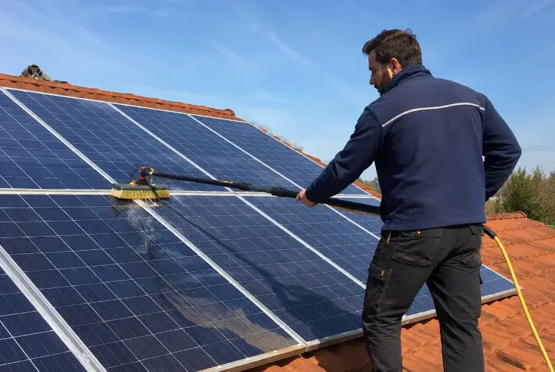 Nettoyage et entretien de panneaux solaires à Nohèdes